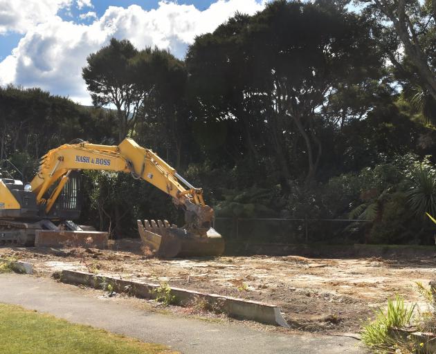 A bare section at 138A Cannington Rd where the home had stood since 1974. Photo: Peter McIntosh