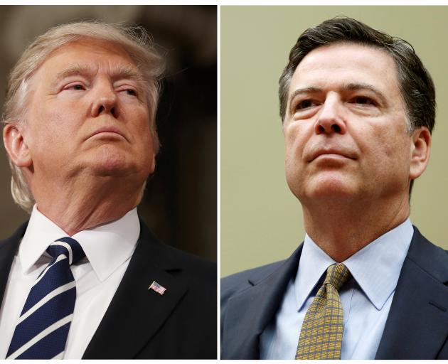Donald Trump's firing of FBI director James Comey (right) has outraged many lawmakers, including...