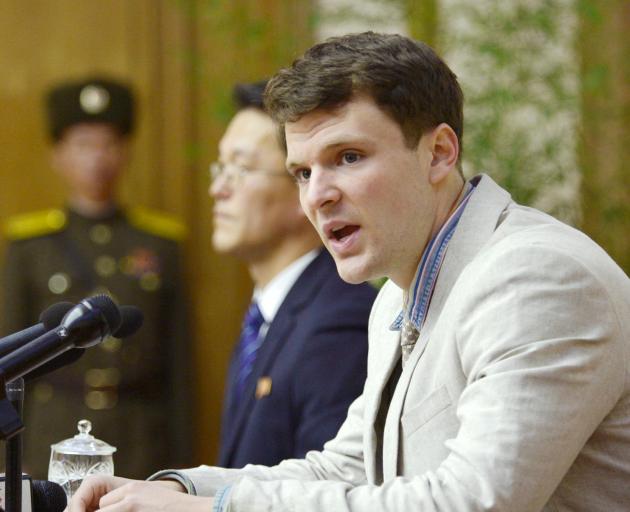 Otto Warmbier had been detained in North Korea since January 2016. Photo: Reuters 