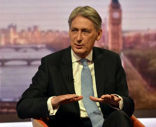 Chancellor of the Exchequer Philip Hammond. Photo: BBC via Reuters 