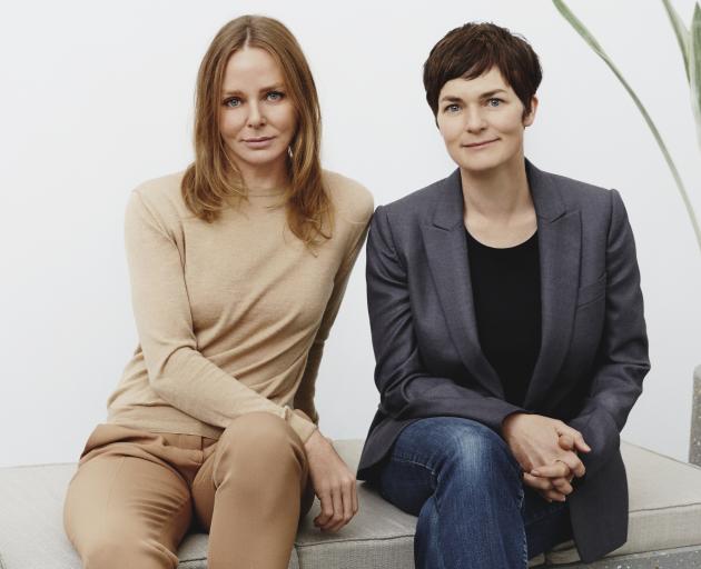 Designer Stella McCartney and world-record breaking sailor Ellen MacArthur. Photo courtesy of the...