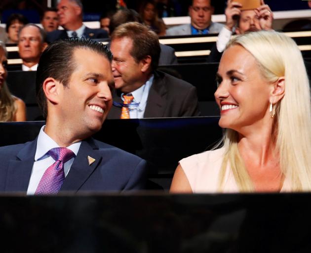  Donald Trump Jr and wife Vanessa have split after 12 years and have five children. Photo: Reuters 