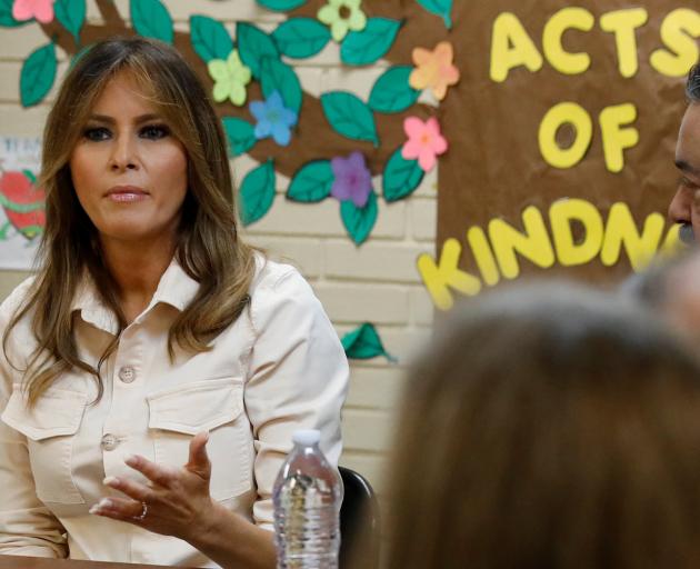 Melania Trump asked many questions, seeking assurances the children are being properly cared for....