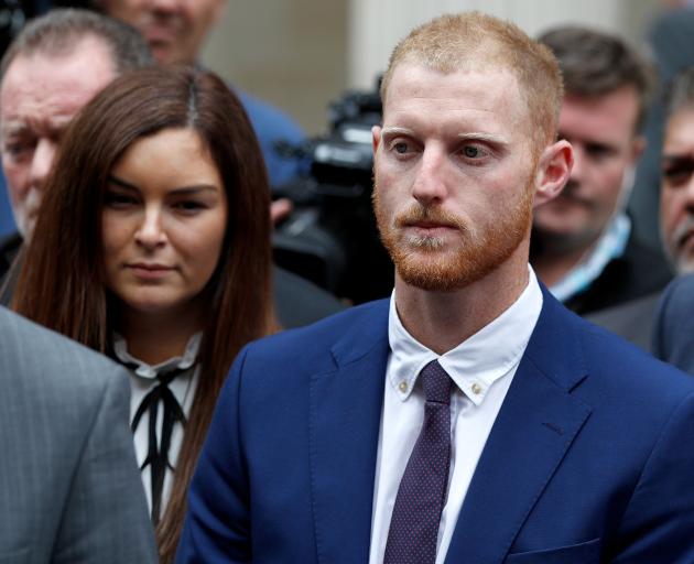 Ben Stokes outside Bristol Crown Court after his acquittal. Photo: Reuters 