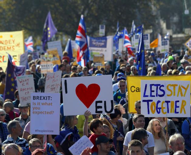 Brexit supporters say another vote would plunge UK into crisis. Photo: Reuters 