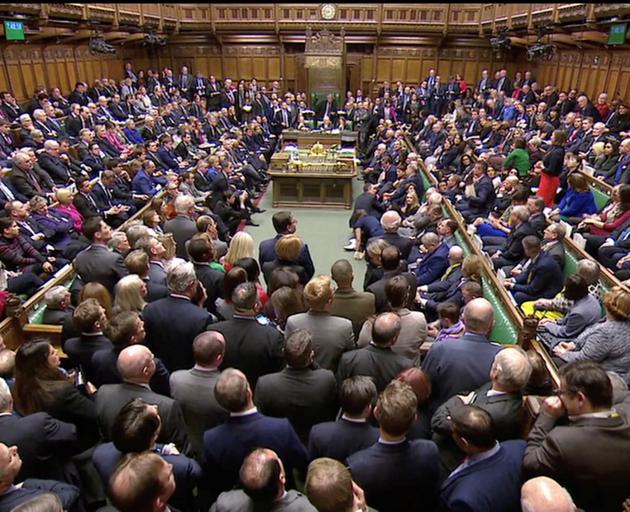 A packed House of Commons for the vote. Photo: Reuters 