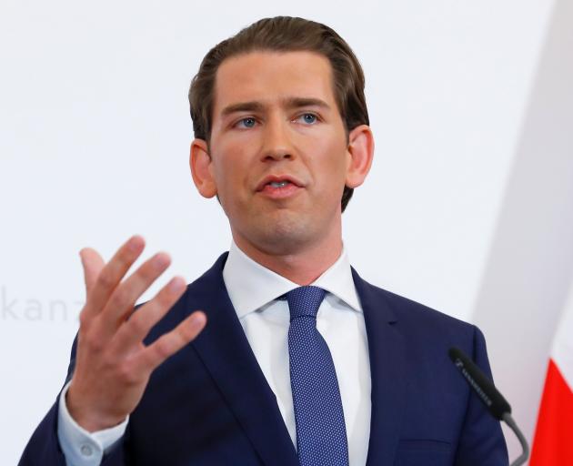 Chancellor Sebastian Kurz. Photo: Reuters 