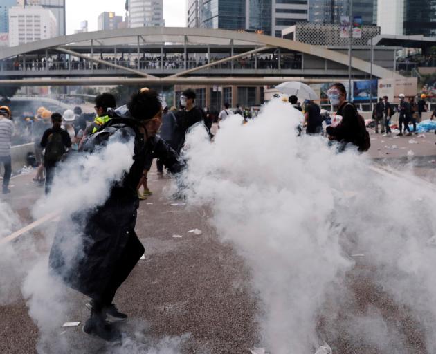 Wednesday's protest saw some of the worst violence in Hong Kong since Britain handed it back to...