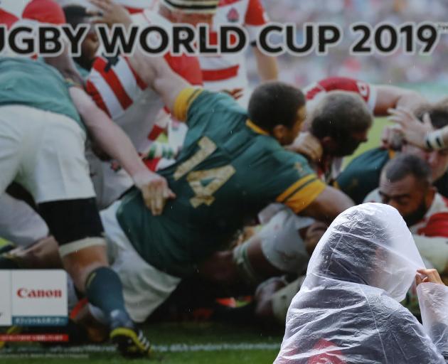 A super typhoon is hitting parts of Japan, affecting some Rugby World Cup matches. Photo: Reuters 