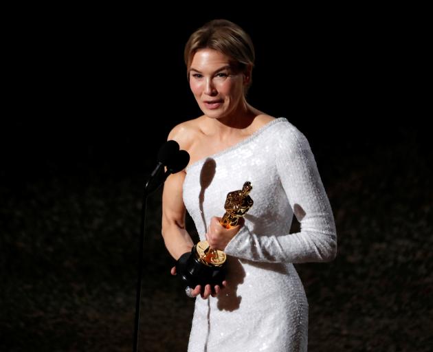 Renee Zellweger won best actress for her portrayal of Judy Garland. Photo: Reuters 