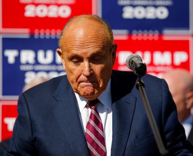 Donald Trump's lawyer Rudy Giuliani. Photo: Reuters 