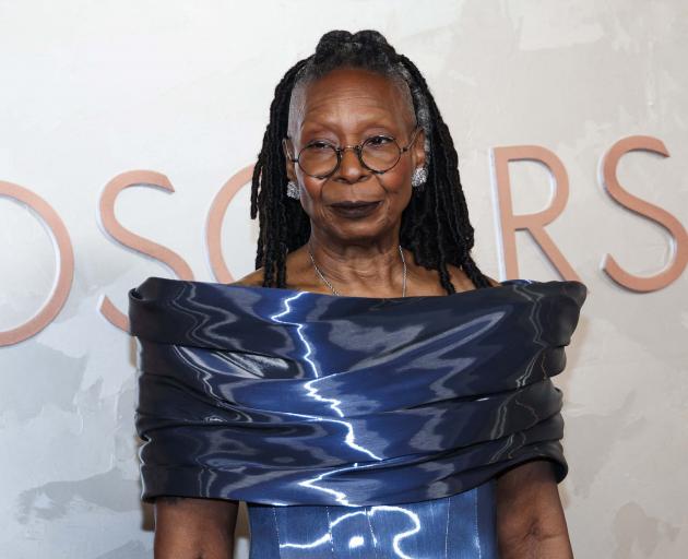 Whoopi Goldberg wears a Christian Siriano creation. Photo: Reuters 