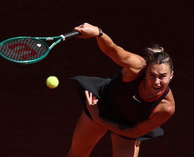 Aryna Sabalenka: "If I feel good looks-wise, I perform better and I feel great." Photo: Reuters