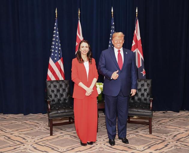 Jacinda Ardern emerged from the meeting with high praise for President Trump. Photo: supplied 