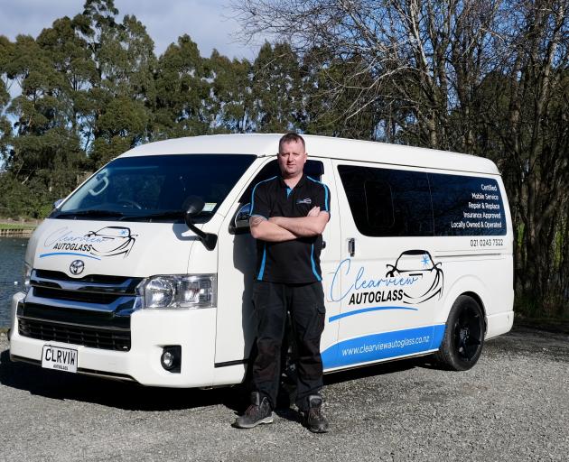 Tony McClelland from Clearview Autoglass. Photo: Supplied