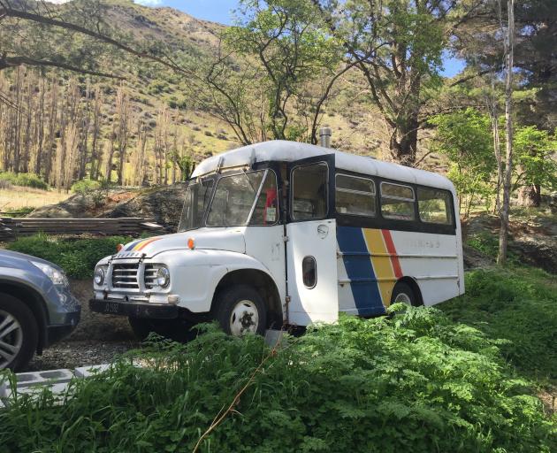 Billy the Bus had been a sanctuary and retreat for the Cromwell artist since 2016. Photo: supplied