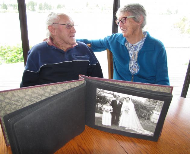 Lindsay and Heather Crabbe are going strong after 65 years of marriage. Photo: Jono Edwards