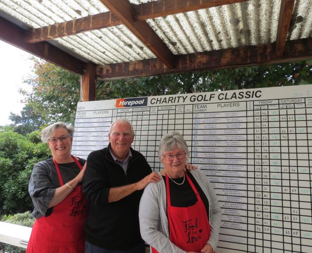 At the Hirepool Charity Golf Classic Trilogy tournament in Wānaka on Saturday are Food for Love...