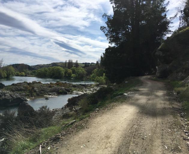 The Clutha Gold Trail winds along the Clutha Mata-au River. PHOTO: PAM JONES
