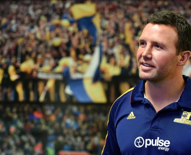 Aaron Mauger was appointed Highlanders coach on a three-year deal in August 2017. Photo: Peter...