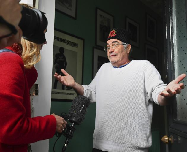 Danny Baker says the post had meant to be a gag. Photo: AP