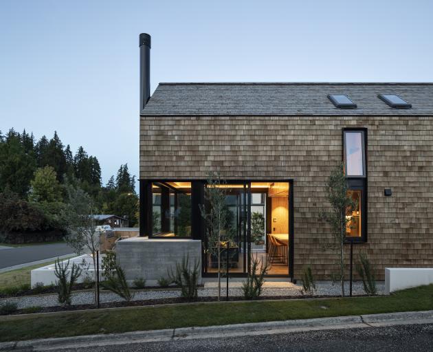 The architects say that smaller homes are becoming more popular in Wanaka due to smaller sections...