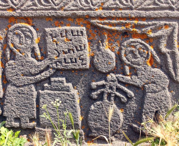 Armenia's medieval churches are richly decorated with stone-carvings. 