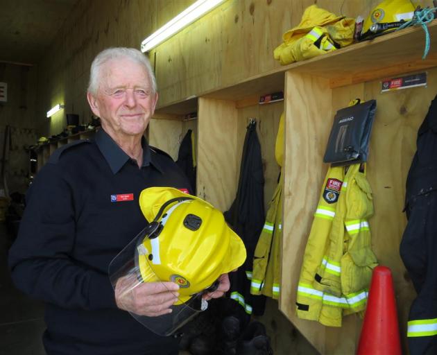 Volunteer firefighter Des Syme. Photo: Supplied