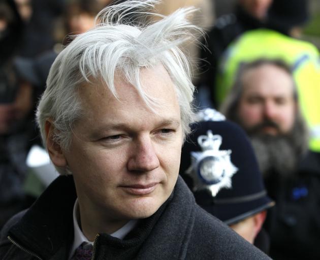 Julian Assange in 2012, the year he sought asylum at the Ecuadorean Embassy. Photo: AP