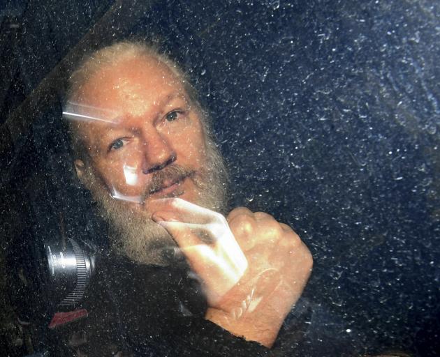 Julian Assange is in Belmarsh Prison awaiting sentencing in Britain for skipping bail to avoid...