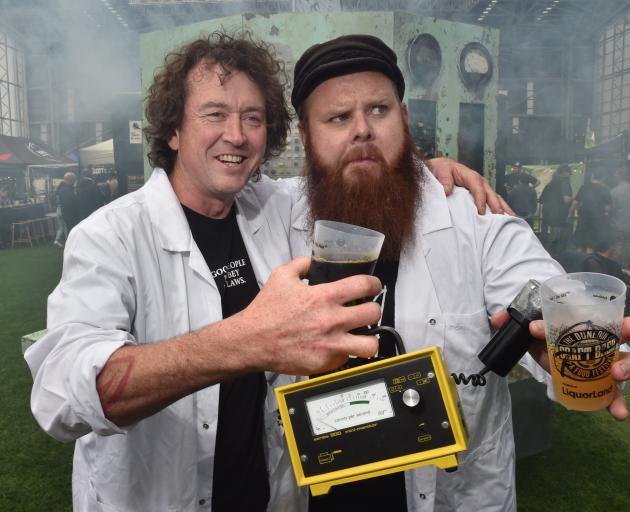 Mad scientists in the art of brewing Tim Ward (left) and Gwilym Breese, from Abandoned Brewery,...