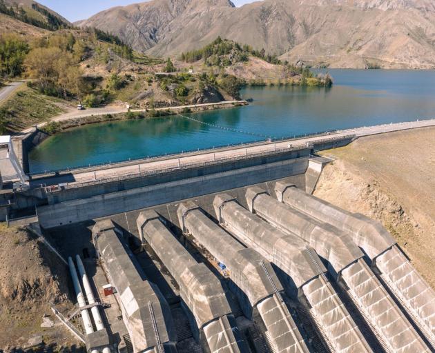 Power up: the Benmore dam.