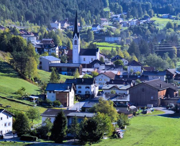 One of the many delightful alpine villages.