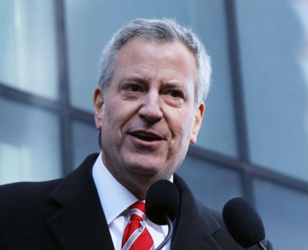 New York Mayor Bill de Blasio. Photo: Getty Images 