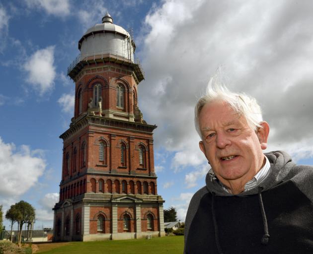 Retired policeman Bruce Smart, pictured at Invercargill’s landmark water tower, still lives in...