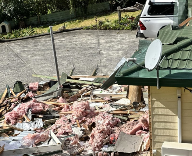The carnage from Tuesday's crash. Photo: RNZ / Susan Edmunds