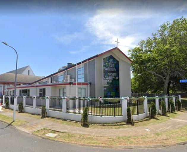 The church congregation at the Christian Church of Samoa Māngere East Puaseisei, on Winthrop Way,...