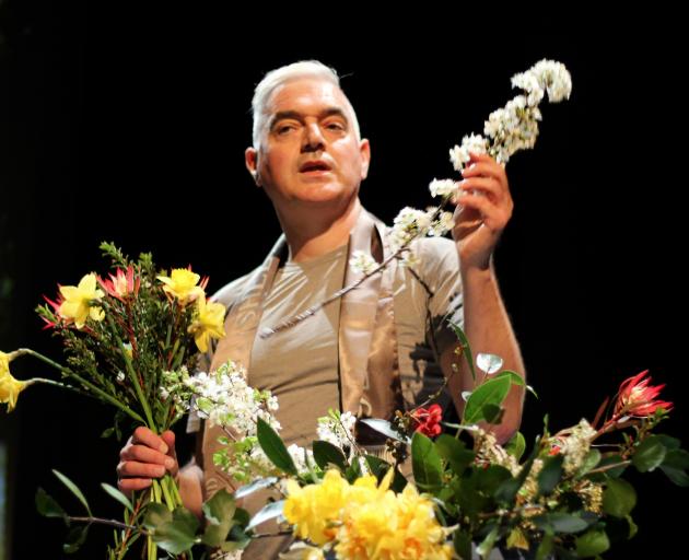 One man play . . . Michael Metzgers performs in his play The Changing Shed. PHOTO: JORDAN WICHMAN