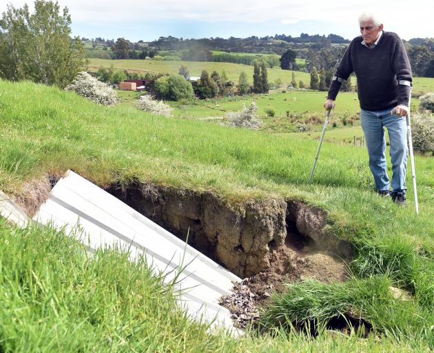 Fairfield resident Graeme Duthie discovered a tunnel a few years ago while driving his tractor up...