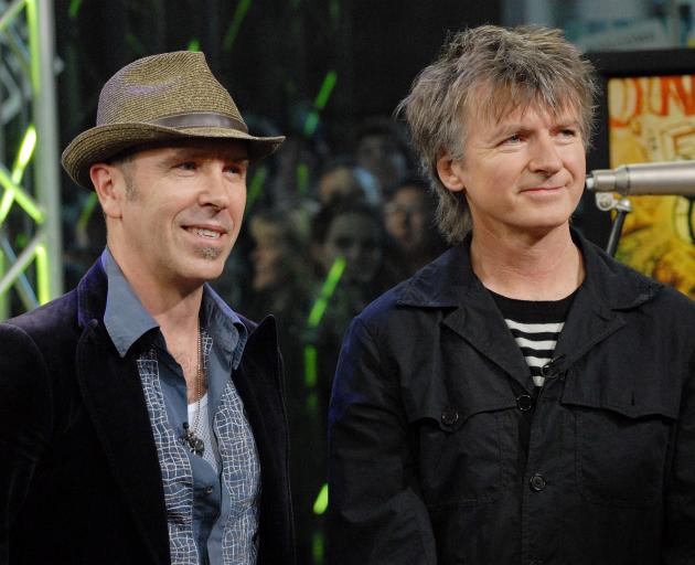 Crowded House original band members Nick Seymour and Neil Finn. Photo: Getty Images 