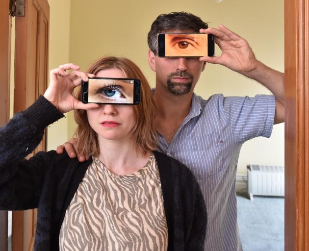 Matthew and Benedikte Onarheim-Smith rehearse for their upcoming Fringe Festival piece.  PHOTO:...