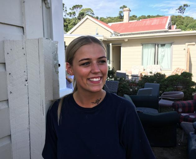 Tyler Barnes, of Dunedin, who is studying neuroscience, was told throughout her secondary schooling that a basic university degree was no longer enough. Photo: Bruce Munro