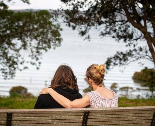 Siobhan Harvey with her son, who experienced repeated bullying at Sacred Heart College. Photo: NZ...