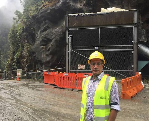 Dinghy Pattinson, the chief operating officer of the Pike River Recovery Agency, stands outside...