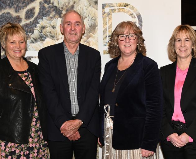 Institute of Directors chief executive Kirsten Patterson (second from right) with IoD’s new Otago...