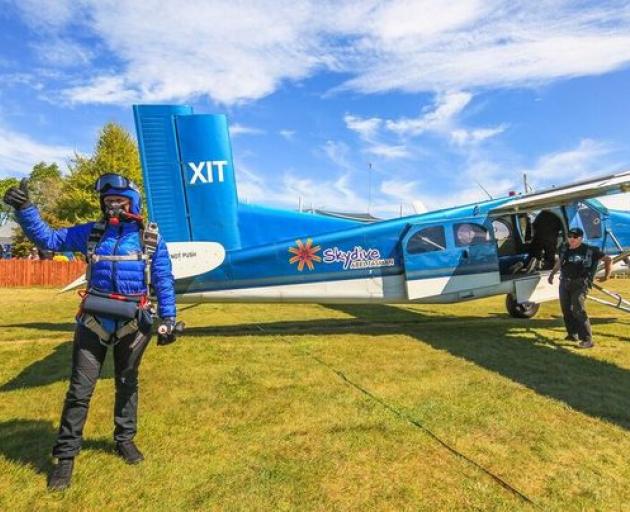 Wendy Smith jumped from a Swiss-made, Pilatus Porter turboprop aeroplane at 25,000 feet above...