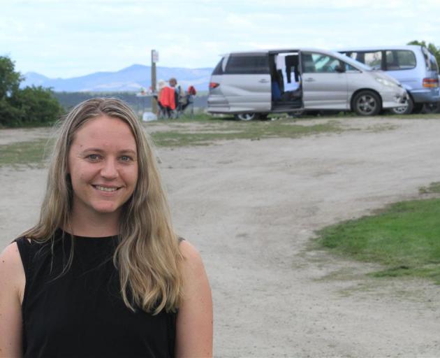 Waitaki district councillor Melanie Tavendale at Campbells Bay earlier this year. Photo: Hamish...