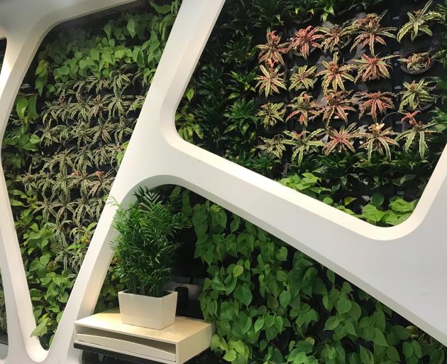 A decorative feature at Hanoi's Noi Bai International Airport.