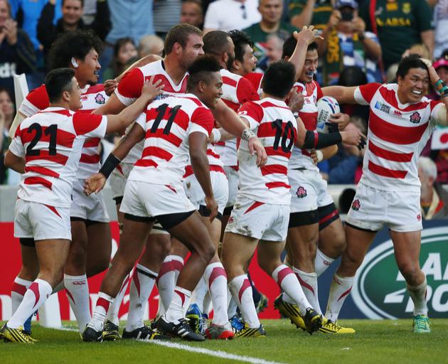Japan's win against South Africa provided the minnows with belief,and it showed the world that these teams can compete with the best. Photo by Reuters