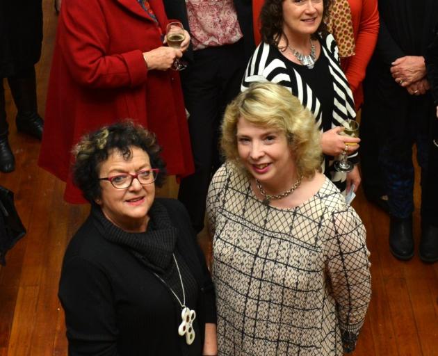 Columba College Business Hall of Fame inductees are Moira Rayner (left) and Catherine Taylor. Photo by Peter McIntosh.   